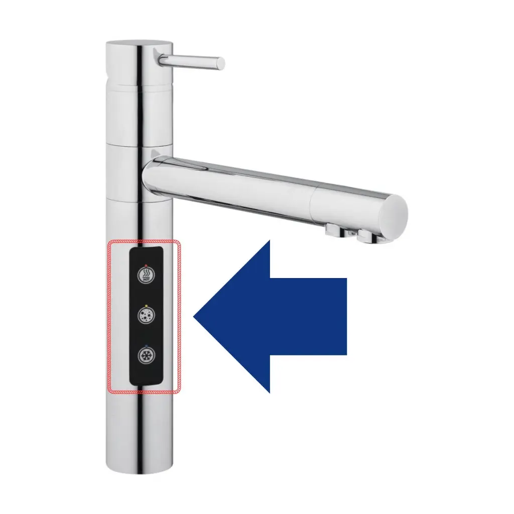 Gehäuse Bereich Bedientasten für 5-Wege-Armatur STELLA GM 71802.webp