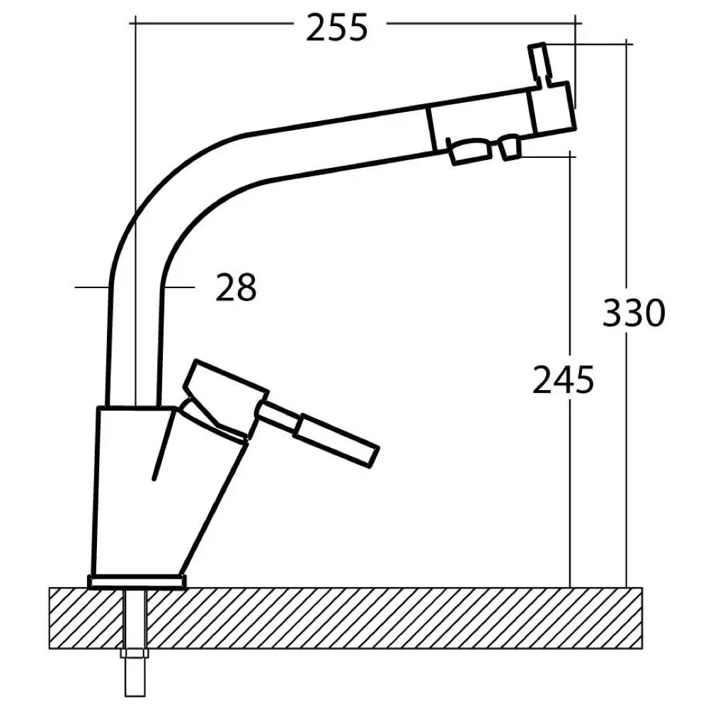 Strahlregler - Perlator für Filterwasser zu 3-Wege-Armatur Oregon Chrom3.webp