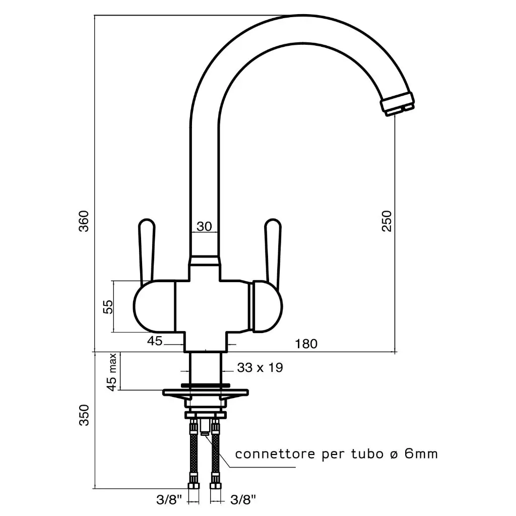 3-Wege-Armatur GM C-Auslauf in Onyx2.webp