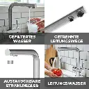 3-Wege-Armatur ZARA INOX L-Auslauf in Edelstahl Massiv3.webp