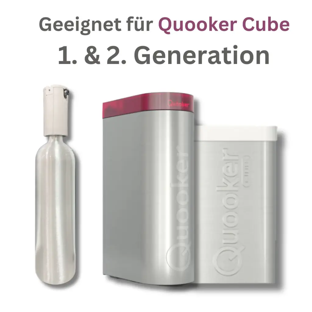 CO2 Druckminderer SPRUDELUX geeignet für Sodastream - statt Quooker Cube Zylindern