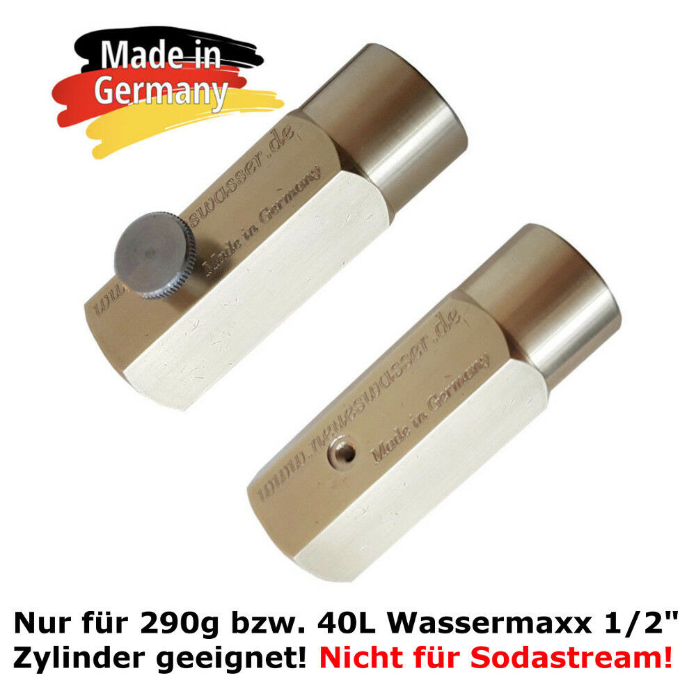 Umfülladapter 1/2 Zoll Gewinde (geeignet für 290g Wassermaxx Zylinder)