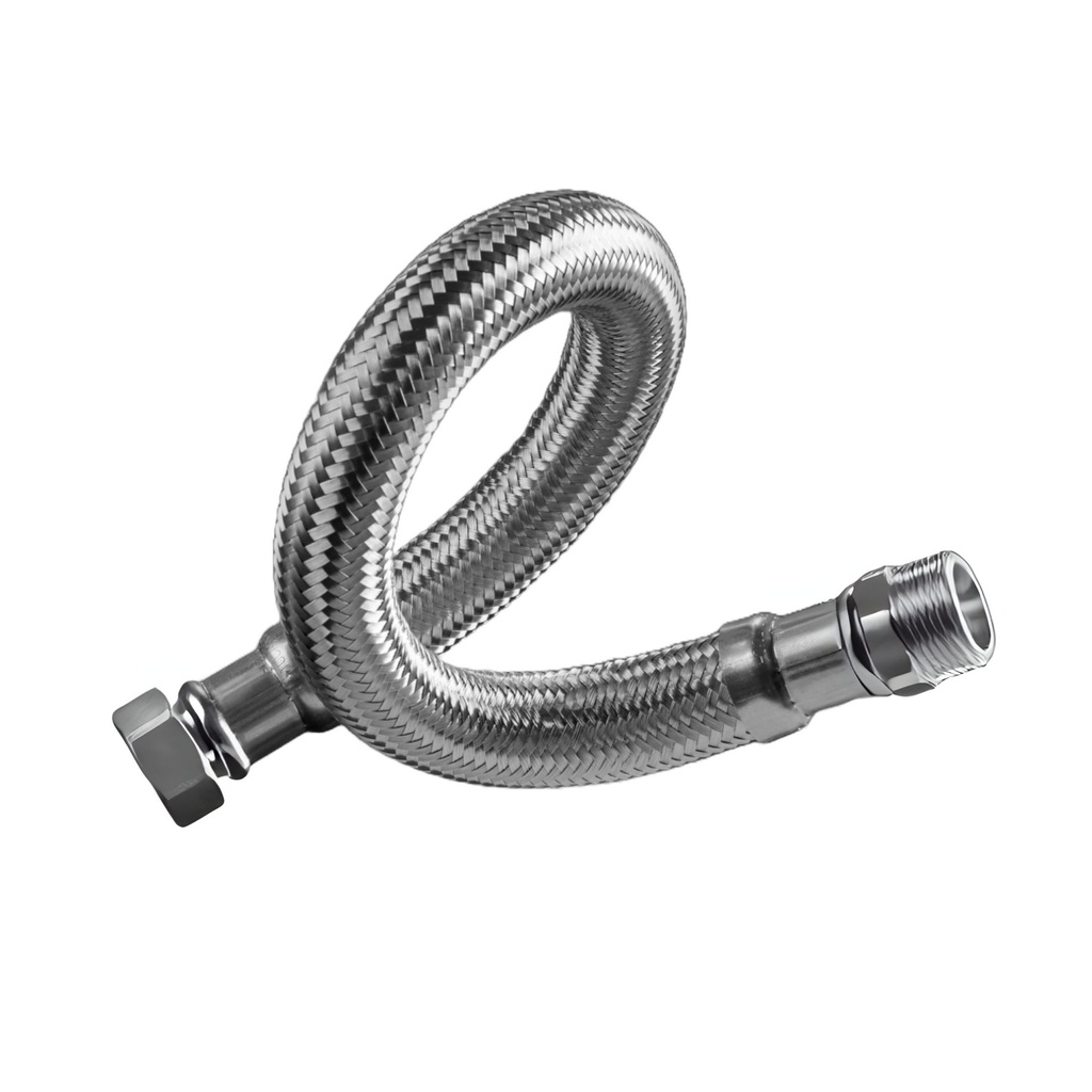 Panzerschlauch 100 cm AG1" x IG1" für Enthärtungsanlage