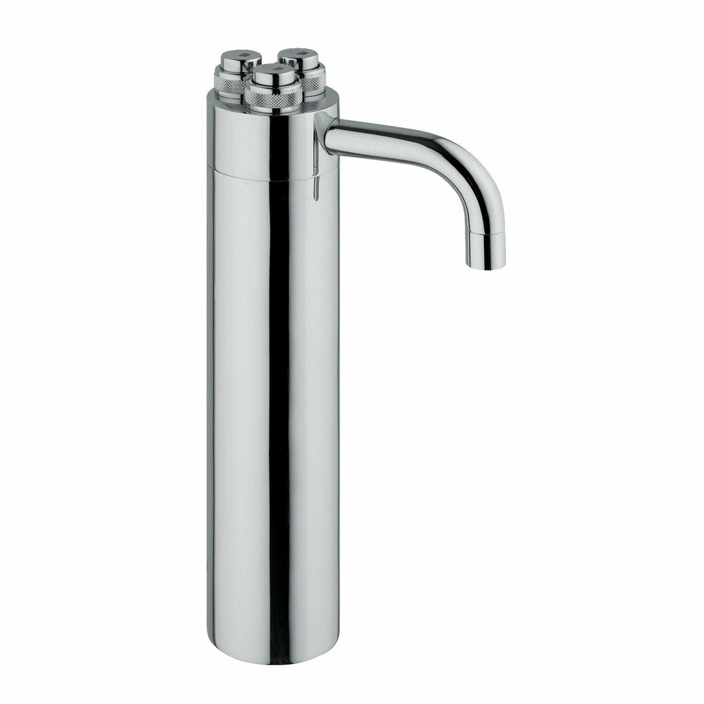 3-Wege-Armatur TRIX in Chrom - Mechanischer Zapfhahn für Sprudelanlagen