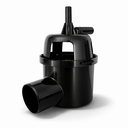 Anschluss-Siphon PY zum Abwasseranschluss für Enthärtungsanlagen, Kanalanschluss. Geeignet für Delfin Duplex