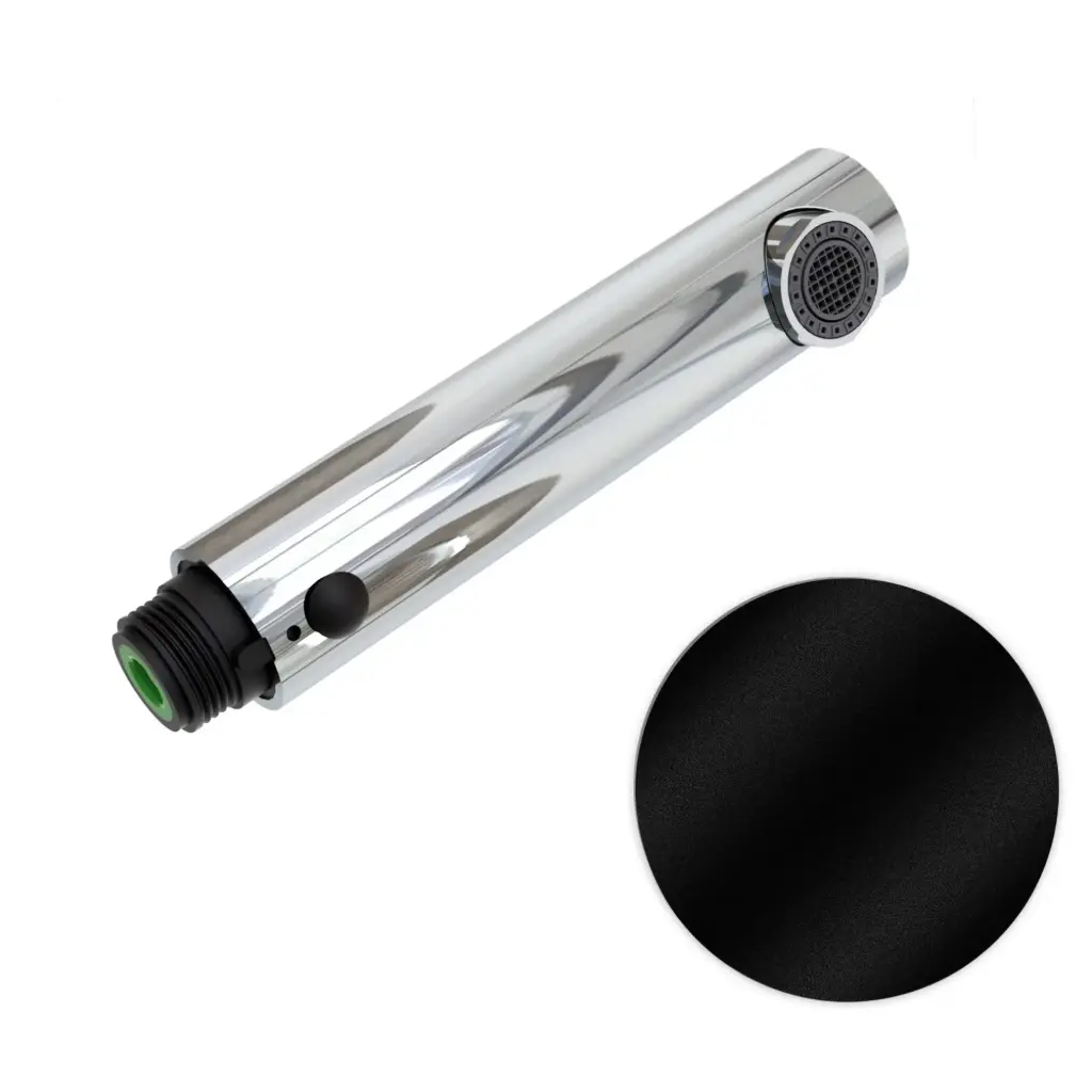 Brausekopf für 3 und 5-Wege-Wasserhahn CUCINA IDEALE Schwarz