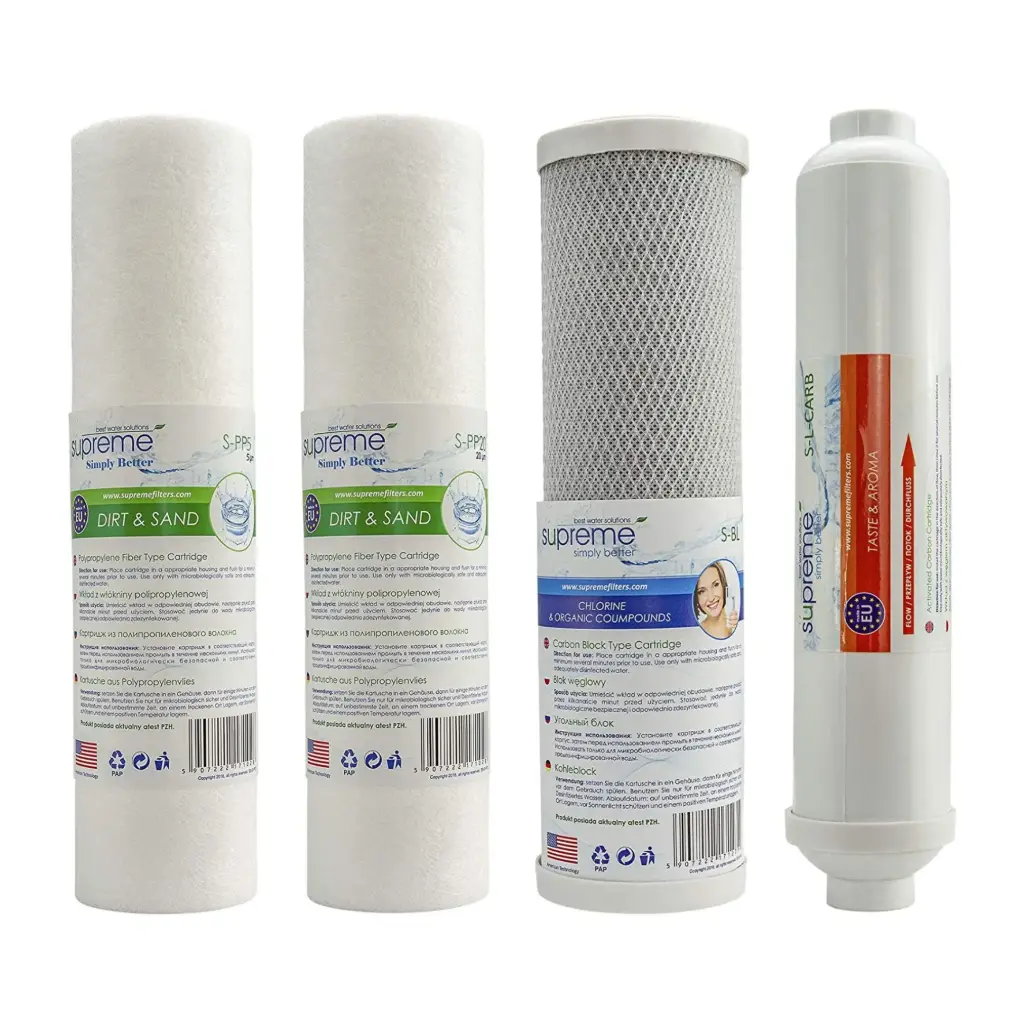 Ersatzfilter + Membrane für Supreme RO5 / RO6 / RO7 – kompatibel mit Pura Natura & weiteren Umkehrosmoseanlagen