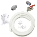 Anschluss-Set für Amway eSpring Wasserfilter - für 3-Wege-Wasserhahn & Zusatz-Wasserhahn - mit oder ohne Rückschlagventil