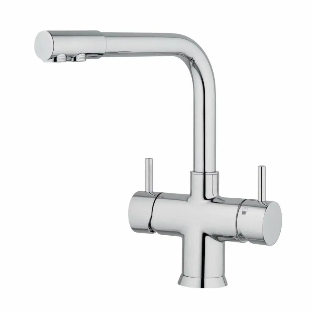 5-Wege-Armatur NOBIUS Chrom für Sprudelwasser Made in Italy