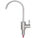 1-Weg-Armatur SOFIA C-Auslauf in Edelstahl Massiv - Druckloser Wasserhahn geeignet für AMWAY eSPRING