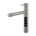 5-Wege-Armatur STELLA L-Auslauf in Edelstahl massiv