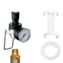 CO2 Druckminderer Set für 425g Zylinder – kompatibel mit BRITA Yource, Neo & Quooker Cube System - Zur Verwendung handelsüblichen 425g CO2 Zylinder