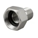 Muffennippel 3/8 IG x 3/8 AG | Edelstahl Massiv