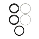 Dichtungsset Bereich Auslauf für Drei-Wege-Armatur HUGO Niederdruck Chrom