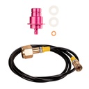 Hochdruckschlauch mit Adapter für größere CO2 Flaschen - geeignet für Wassersprudler SODASTREAM DUO QUICK CONNECT QC, Art und Terra